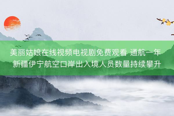 美丽姑娘在线视频电视剧免费观看 通航一年 新疆伊宁航空口岸出入境人员数量持续攀升